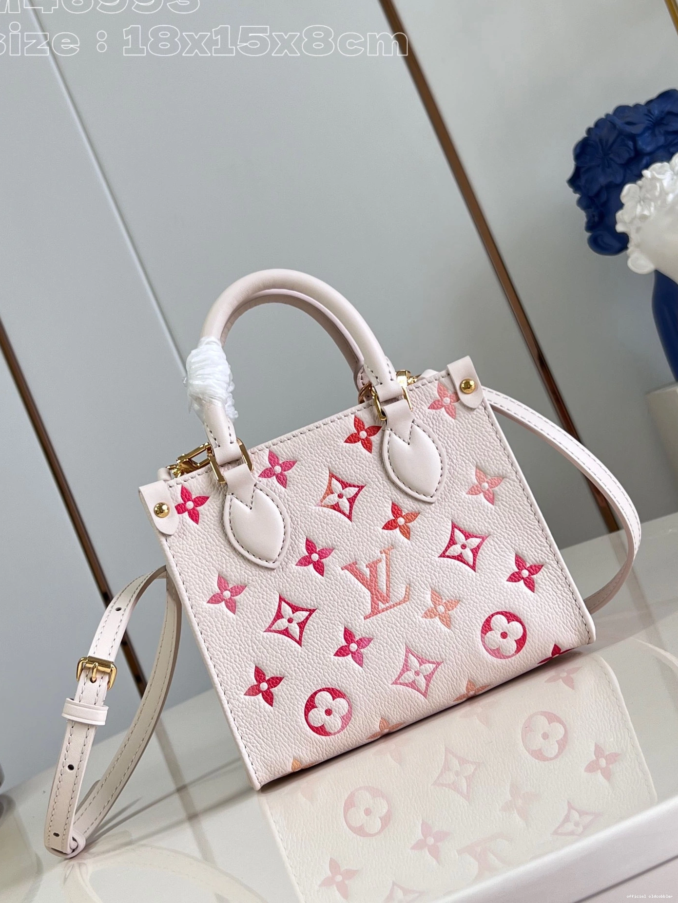 Official oldcobbler VUITTON LOUIS BB-18*15*8.5cm ONTHEGO 0820
